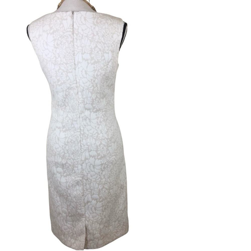 Coldwater Creek. Dress. Tan/Cream. Sz. 8. - Picture 2 of 10